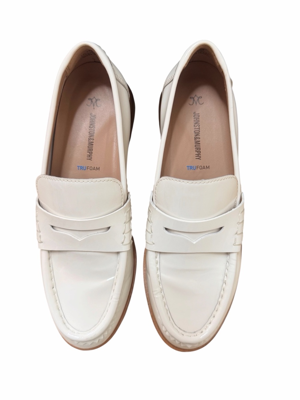 Johnston & Murphy NEW Women's Gillian Patent Leather Penny Loafers.